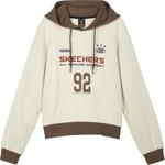 Американский свитшот женский Skechers, экрю - фото 2