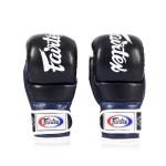 Перчатки Fairtex Super Sparring Grappling Gloves, черный/синий - фото