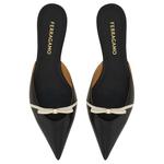 Ferragamo Закрытые тапочки женские черные - фото 5