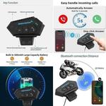 Шлем мотоциклетный CYYFULE-888 Bluetooth, белый / черный - фото 2