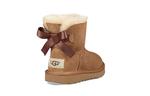 Зимние ботинки (PS) UGG Mini Bailey Bow II Fleece Lined Brown - фото 4