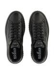 Hogan H-Stripes leather sneakers, черный - фото 5