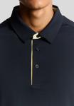 Поло Lyle & Scott SS GOLF SHANK BUTTON, Dark Navy Sunrise Yellow/Blue - фото 4