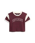 Рубашка Superdry, бордовый - фото