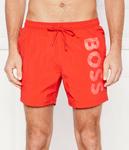 Шорты для плавания BOSS BLACK Octopus Regular Fit, оранжевый - фото