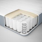 Матрас с карманными пружинами IKEA, 120x200 см, цвет extra firm/light blue - фото 3