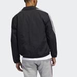 Куртка adidas originals Trefoil Shirt Button baseball uniform Jacket Black, черный - фото 4