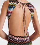 Мини-платье Zig Zag с открытой спиной Missoni, Multicolor w/Dark Base - фото 5