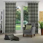 Штора Benewitz с петлями, 1 шт. Wirth, Moosgrün - фото