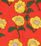 Хлопковая блузка с цветочным принтом Mini Rodini, оранжевый - фото 2