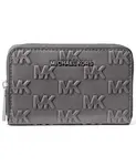 Кошелек Michael Kors Jet Set Zip Around Card Case Michael Kors, серый - фото