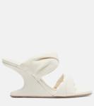Кожаные мюли Twisted Cantilever 80 Rick Owens, Milk - фото 4