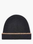 Шапка-бини из альпаки Brora, Ink - фото