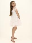 Платье из тюля с декором Monnalisa, Panna+Rosa - фото 6
