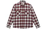 Рубашка men's ss21 plaid back arrow red shirt Off-White, красный - фото 2