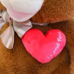 Плюшевая игрушка Creative Heartbeat Bear CHONGRONGLIANYU, Coffee - фото 5