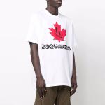 Футболка с логотипом DSQUARED 2, белый - фото 4