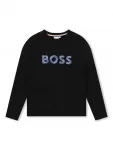 Толстовка с логотипом BOSS Kidswear, черный - фото