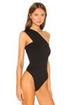 Боди superdown Rockie One Shoulder, черный - фото 3