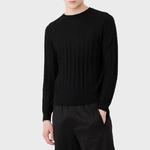 EMPORIO ARMANI Свитер мужской черный - фото 5
