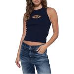 Женский топ-майка DIESEL, темно-синий - фото 4