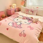 Пледы, пледы для дивана и флисовые одеяла Sanrio, кремовый - фото 4