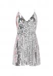 Faina Платье в серебристом цвете - фото