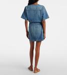 Клара джинсовая мини-юбка Ulla Johnson, Danube - фото 3