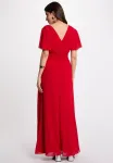 Длинное струящееся платье Morgan, Rouge - фото 2