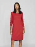 VILA Вязаное платье в цвете Cranberry - фото 3