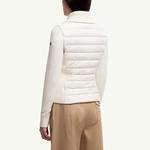 Moncler Стеганая вязаная куртка, White - фото 3