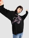 Вязаный свитер Worship Supplies Cherub Box Fit Crew Knit Strickpullover, black - фото 5