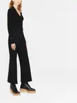 Укороченные брюки bootcut STELLA MCCARTNEY, черный - фото 3
