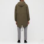 Мужская парка Uniqlo + Jw Anderson Co-Branded Series, 56 оливково-зеленый - фото 3