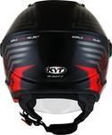 Шлем KYT d-city lucent jet, Black/Red - фото 6