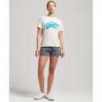 Футболка Superdry Vl Scripted Coll T-shirt, серый - фото 4