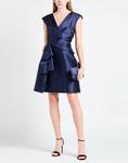 Мини-платье Alberta Ferretti, темно-синий - фото 3