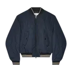 Куртка Dries Van Noten Padded Bomber 'Navy', синий - фото