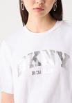Футболка DKNY BOXY LOGO, White - фото 8