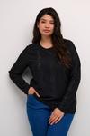 Блузка KAFFE CURVE Blouse Celina, черный - фото 2