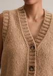 Кардиган Marc O'Polo DENIM SLEEVELESS, Light Almond Melange/Light Brown - фото 4