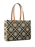 Сумка-тоут T Monogram Contrast Tory Burch, черный - фото 4