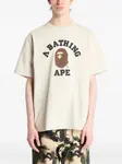 Футболка с логотипом A BATHING APE, нейтральный - фото