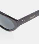 Солнцезащитные очки из ацетата Celine, черный - фото 2