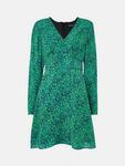 Мини-платье Lori с цветочным принтом Whistles, Green/Multi - фото 5