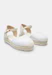 Босоножки на платформе Espadrilles Bata, серебряный - фото 2