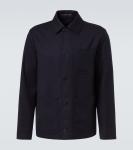 Пальто из чистой шерсти Field Jacket Slowear, Blue Scuro - фото