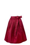 Широкая юбка в сборку STOCKERPOINT, темно-красный - фото