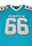 Футболка Re:Covered MIAMI DOLPHINS NFL OVERSIZED , Blau/Blue - фото 3