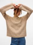 Свитер VERO MODA VMIngrid, темно-бежевый - фото 3